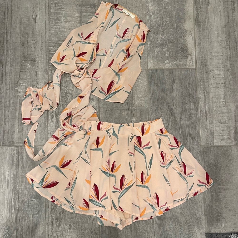 Two piece set- shorts